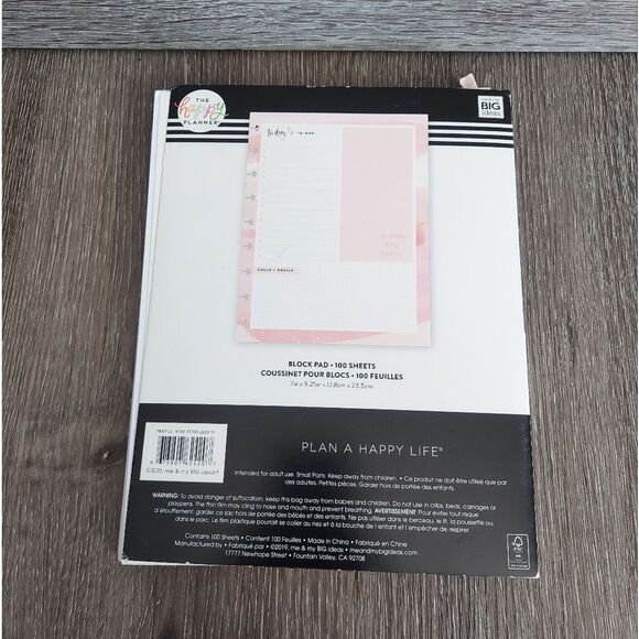 The Happy Planner Classic Block Paper Pad - Picture 2 of 3